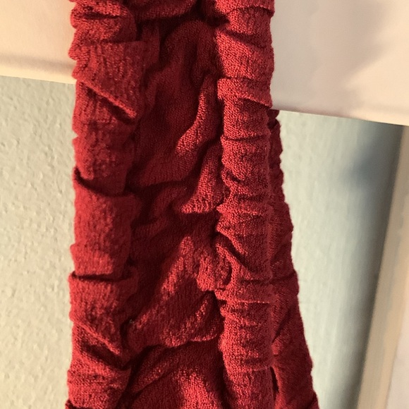 Old Navy midi dress. NWT. Maroon red. Size XXL. - Picture 5 of 10